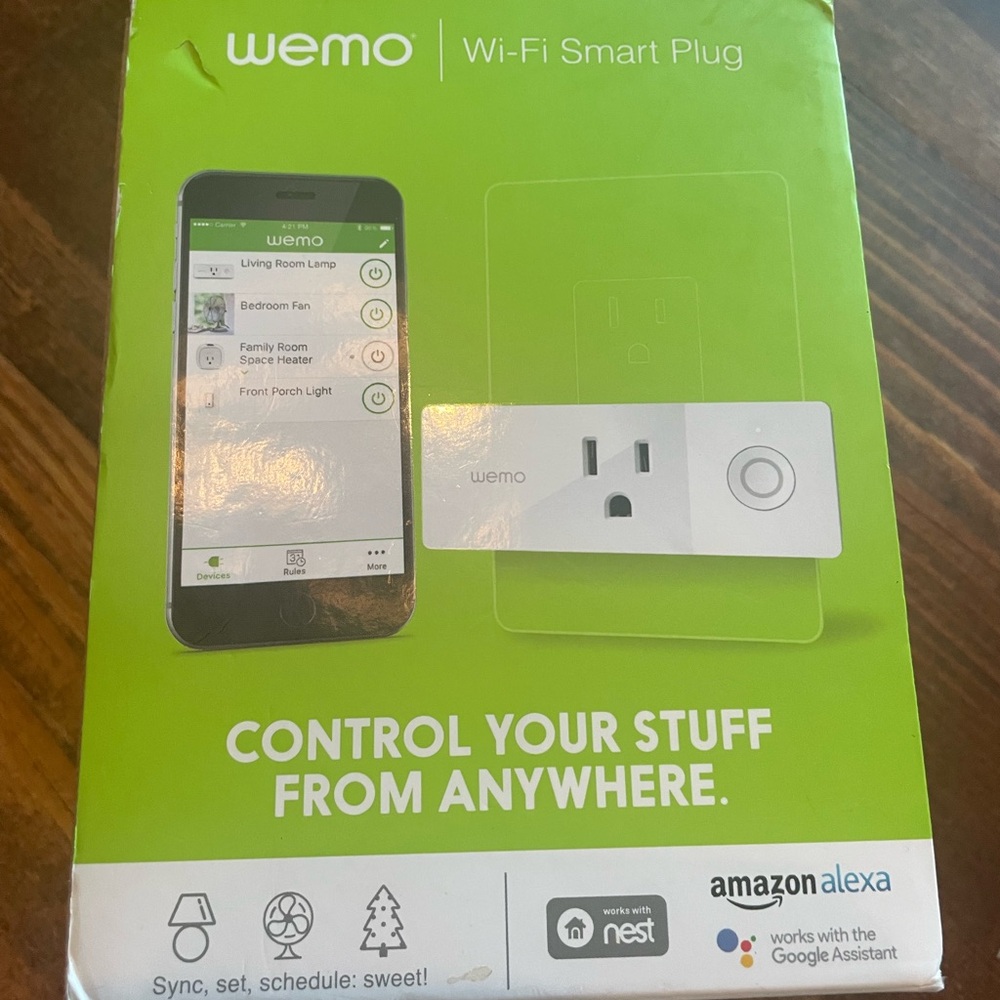 NIB White Wi-Fi Smart Plug